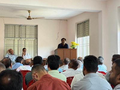 गाँव तंगरूटी में ब्लॉक स्तरीय सहकारी शिक्षा एवं प्रशिक्षण शिविर का आयोजन