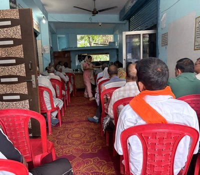दौलतपुर चौक सहकारी कृषि सेवा सभा में एक दिवसीय सहकारी शिक्षा शिविर आयोजित