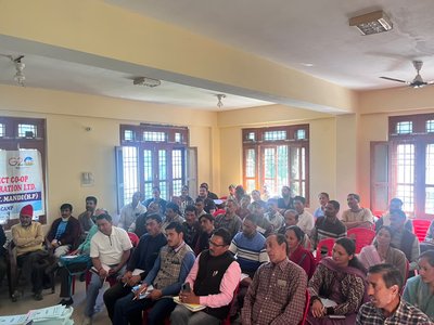 टांडी दुग्ध संग्रहण केंद्र में दुग्ध सहकारी सभाओं के सचिवों के लिए एक दिवसीय सहकारी शिक्षा शिविर आयोजित